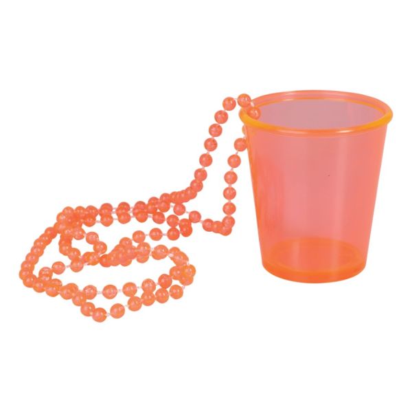 Shottilasi kaulakoru oranssi