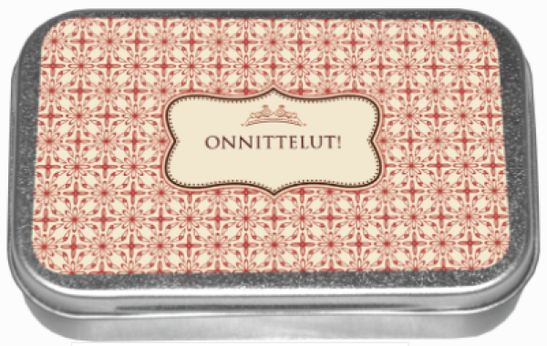 Sköna Ting appelsiinipastillit Onnittelut punainen