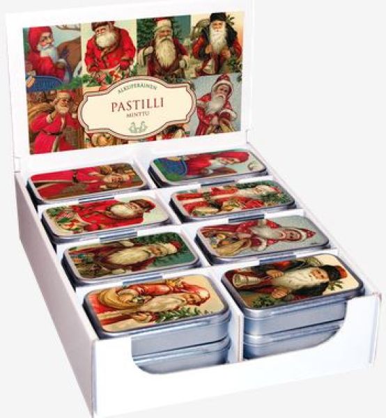 Sköna Ting piparminttupastillit retro joulupukit