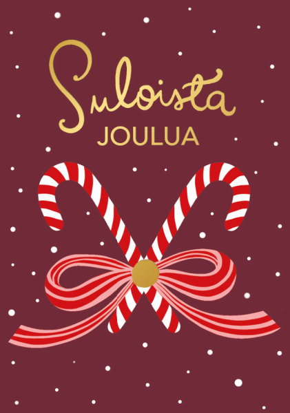 Suloista joulua kortti