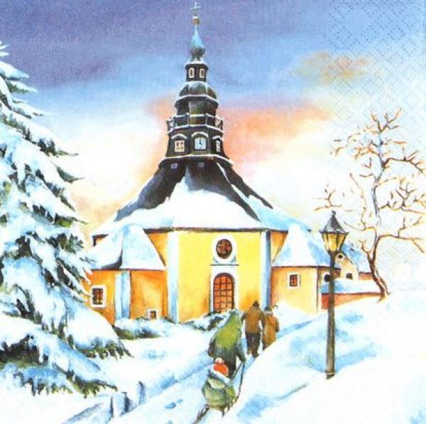 Talvikirkko servetti