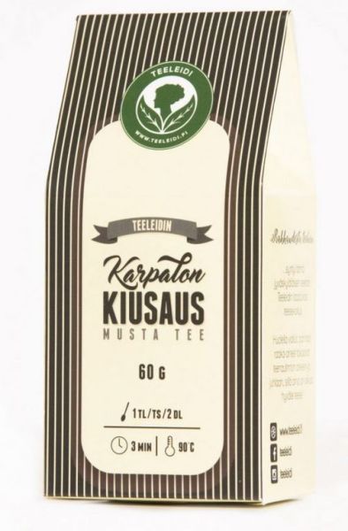 Teeleidi Karpalon kiusaus (Musta tee)