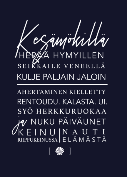 Tiinuska Kesämökillä (M) kortti