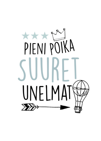Tiinuska pieni poika kortti