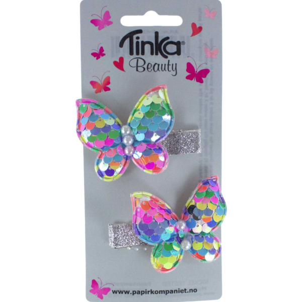 Tinka hiusklipsit perhoset 2kpl