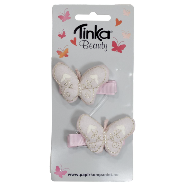 Tinka hiussolki perhonen 2kpl