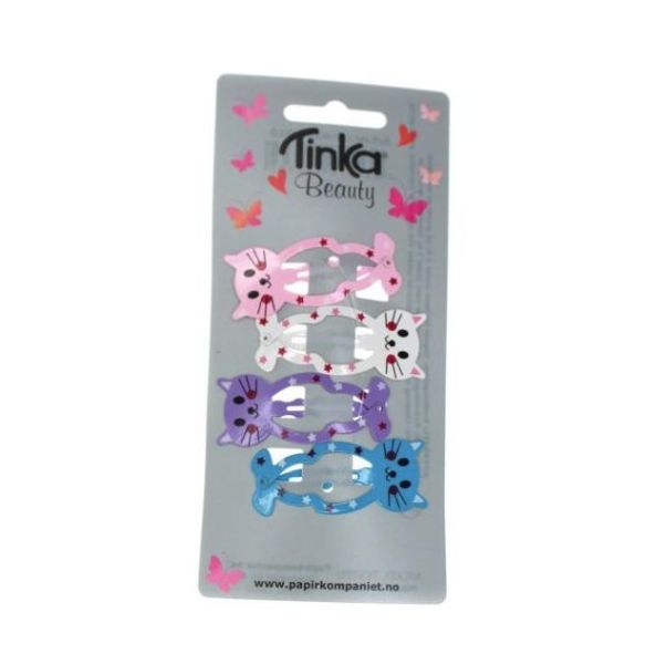 Tinka hiuspinnit kissat 4 kpl