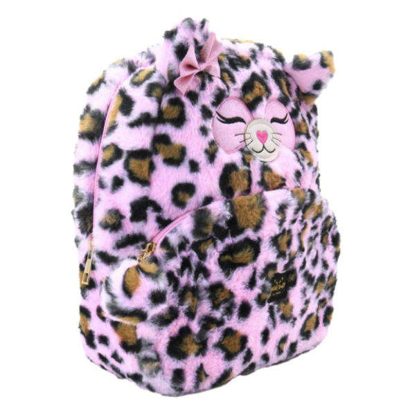 Tinka reppu leopardi pinkki