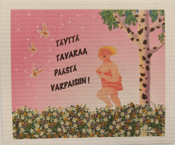 Vilippus tiskirätti Täyttä tavaraa leidi