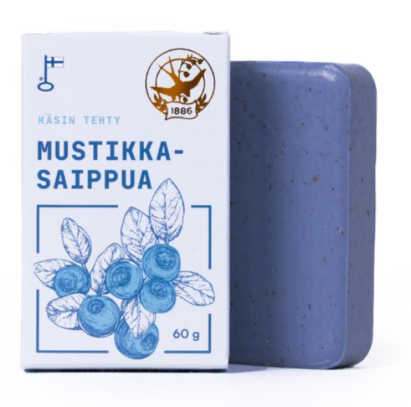 Vaasan saippua mustikka palasaippua