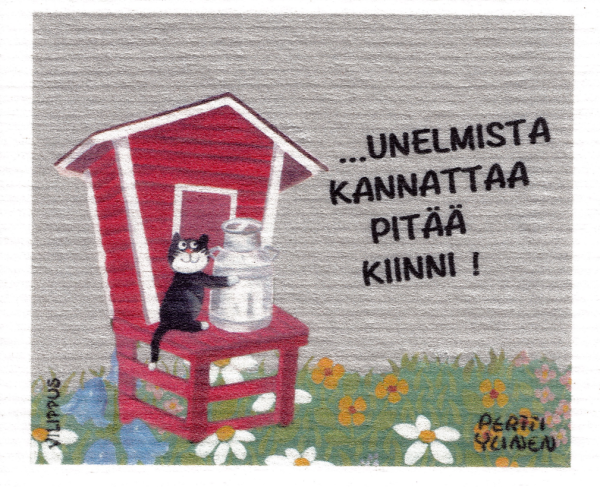 Vilippus tiskirätti pitää kiinni