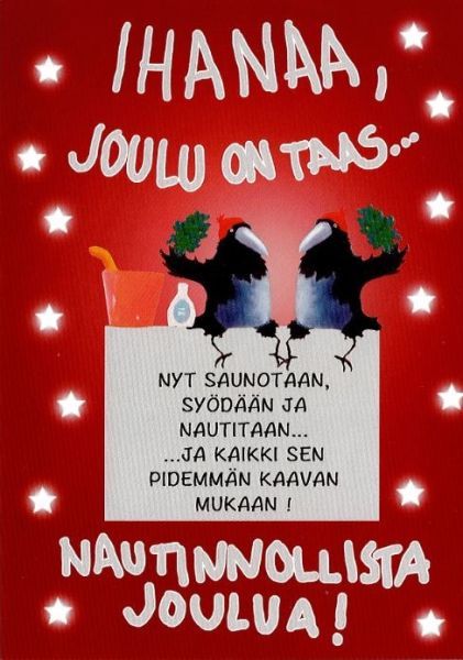 Vilippus nautinnollista joulua kortti