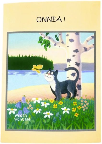 Vilippus onnea kissa kortti