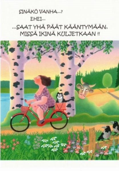 Vilippus sinäkö vanha? kortti