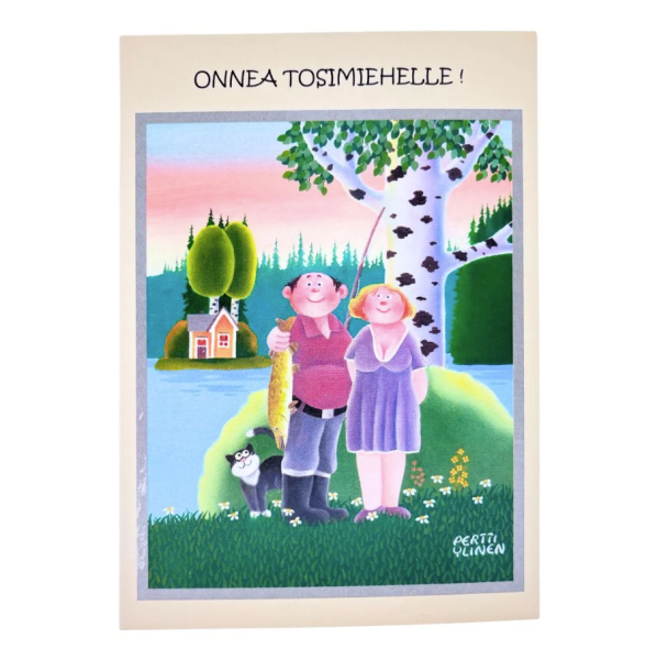 Vilippus tosimiehelle juhlakortti