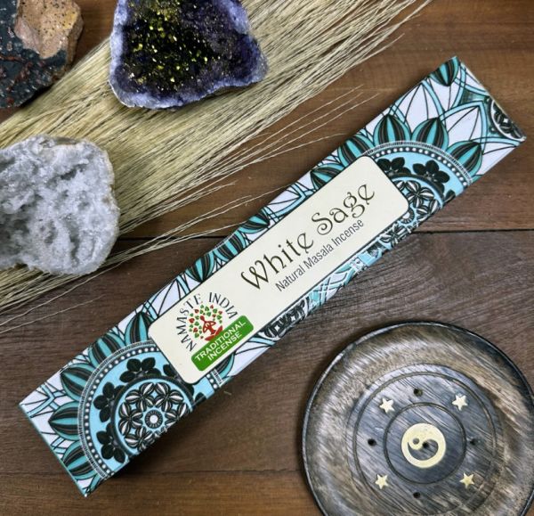White sage namaste mandala masala suitsuke
